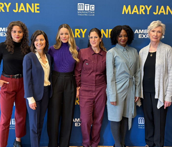 The cast of Mary Jane on Broadway