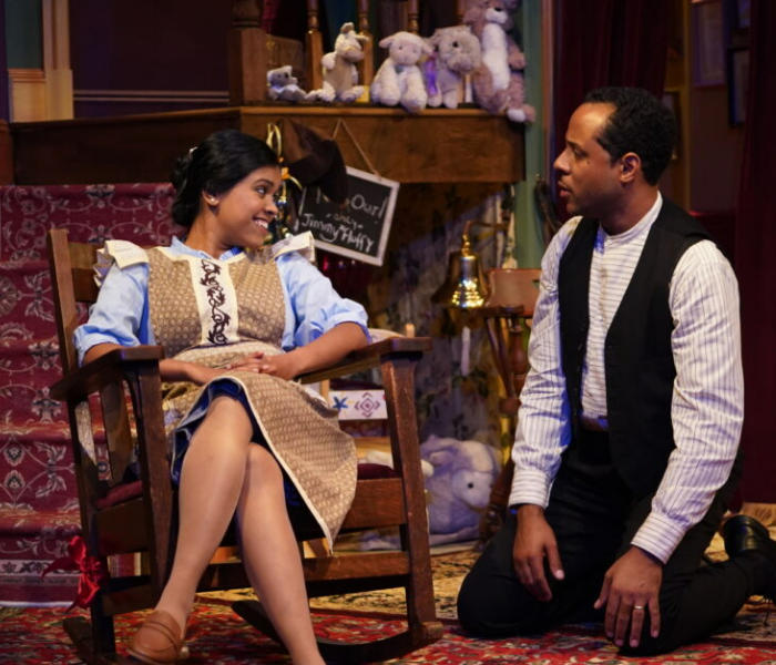Avanthika Srinivasan and R.J. Foster in Gingold Theatrical Group's Candida. Photo by Carol Rosegg