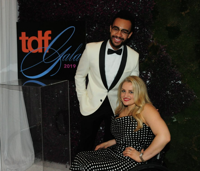 Ali Stroker, one of the performers at TDF's 2019 Gala. Photo by Liam McMullan and Jeremy Daniel