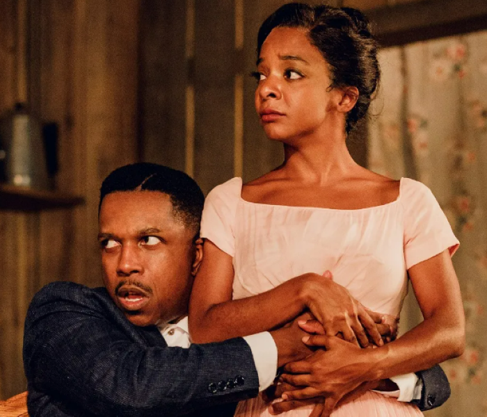 Leslie Odom, Jr. and Kara Young in the Tony-nominated revival of Purlie Victorious, which is streaming courtesy of PBS. Photo: Marc J. Franklin.