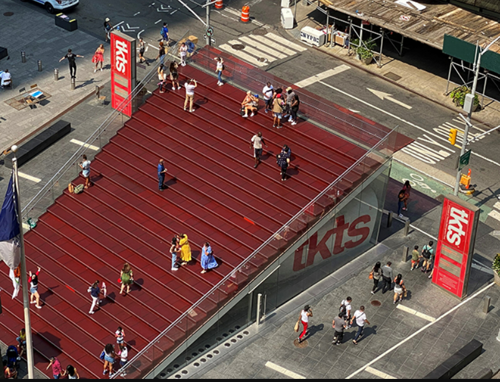 TKTS Times Square - aerial view photo