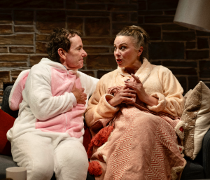 Spencer Aste and Jenny Bennett in Chasing Happy. Photo by John Quilty.