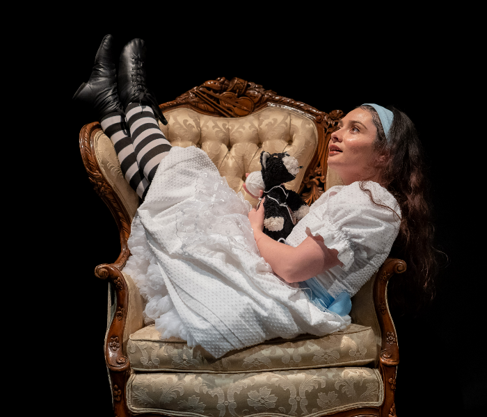 Molly Hernández in Lookingglass Alice, which is streaming on PBS. Photo by Liz Lauren.