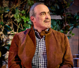David Zayas in Brooklyn Laundry at Manhattan Theatre Club. Photo by Jeremy Daniel.