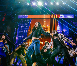 The cast of Hell's Kitchen on Broadway. Photo by Marc J. Franklin.