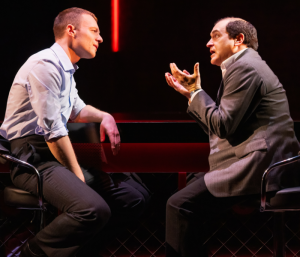 Luke Thallon and Michael Stuhlbarg in Patriots on Broadway. Photo by Matthew Murphy.