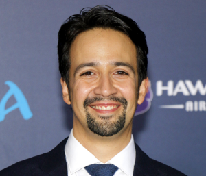 Lin-Manuel Miranda, one of the many stars in All In: Comedy About Love, which begins performances on Broadway this month.