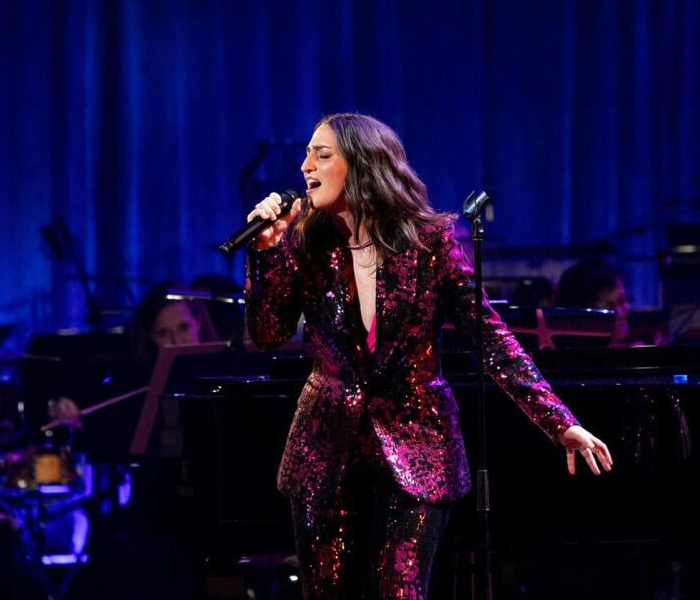 Sara Bareilles in concert at the Kennedy Center, which is streaming on New Year's Eve. Photo by Mauricio Castro.