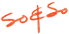 So & So logo