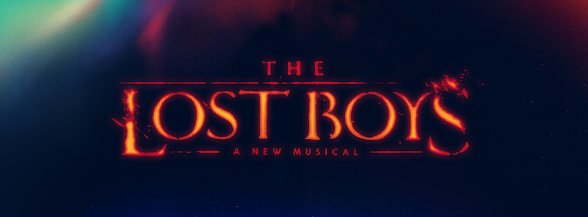 The title of the show in orange against a black background